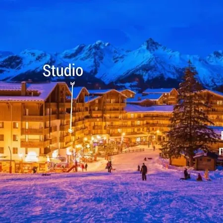 公寓 Studio Aux Pieds Des Pistes